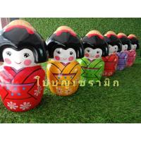 ราคา ตุ๊กตาญี่ปุ่นสวมชุดกิโมโนเซรามิก (ตุ๊กตาฮินะ) สำหรับตั้งโชว์และเป็นกระปุกออมสินในตัว (43274093658)