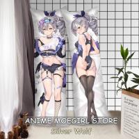 ราคา Dakimakura อะนิเมะเงินหมาป่ากอดปลอกหมอนหมอนที่กําหนดเองเกม Honkai Star Rail Silver Wolf Decor ปลอกหมอนอิง (40830170884)