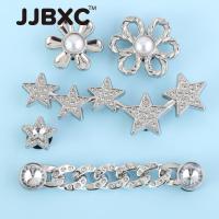 ราคา JJBXC Charm หัวเข็มขัดรองเท้า - การออกแบบกลีบโลหะผสมสีเงินสําหรับโครงการ DIY (43677732661)