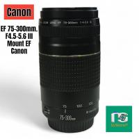 ราคา Canon EF 75-300mm F4.5-5.6 III + Hood Mount EF Canon (29267198227)