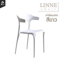 ราคา เก้าอี้พลาสติก(BB-P003) LINNE/สีขาว (28507059746)