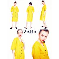 ราคา เดรส Zara สีเหลือง ชน shop (1409063753)
