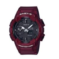 ราคา CASIO นาฬิกาข้อมือผู้หญิง BABY-G ของเเท้ CMG รุ่น BGA-230S-4ADR วัสดุเรซิ่น สีแดงไวน์ (41361162583)