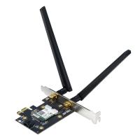 ราคา Wireless PCIe Adapter ASUS (PCE-AX3000) AX3000 Dual band Gigabit Wi-Fi 6 (19743832435)