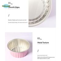 ราคา [WLB-ที] อลูมิเนียมถ้วยเค้กฟอยล์กลมถ้วยอบทนความร้อนถ้วยเค้กแม่พิมพ์บราวนี่คัพเค้กวันเกิดอุปกรณ์จัดงานแต่งงานใหม่ (40728948254)
