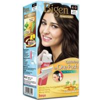 ราคา บีเง็นครีมเปลี่ยนสีผมวันพุชน้ำตาลเข้ม 4.0 Bigen One Push Dark Brown Hair Color Cream 4.0 [4987205981074 ] (57860283569)