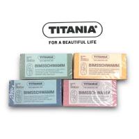 ราคา โฟมขัดส้นเท้า มือ TITANIA (แท้/ส่งไว) made in คละสี (24508430709)