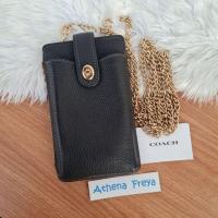 ราคา Coach 93979 Turnlock Chain Phone Crossbody กระเป๋าสะพายข้าง
