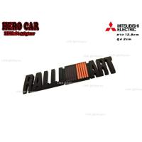 ราคา โลโก้ LOGO RALLIART สีดำ โลหะ ติดรถยนต์ MITSUBISHI ได้ทุกรุ่น ขนาดยาว 12.8cm กว้าง 2cm. (7287802471)
