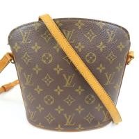 ราคา LOUIS VUITTON Shoulder Bag Druo Crossbody Bag, Non-sticky, Vintage PVC/vachetta leather BrownBeautiful (43828997231)