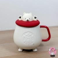 ราคา FAT POLAR BEAR SILICON LID แก้วหมีขั้วโลก ฝาปิดซิลิโคน Starbucks ของแท้ (48200923182)