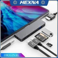 ราคา [Hexna] USB C HUB สําหรับ iPad iPad Air 4 10.9 mini 6 Pro 11 12.9 2018 2020 2021 7 in 1 อะแดปเตอร์ขยาย Dock พร้อมแจ็คหูฟัง 4K HDMI,3.5 มม.,USB3.0, พร้อมคุณภาพดี (27740685359)