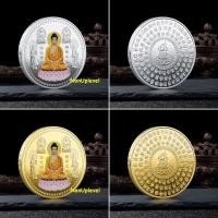 ราคา เหรียญพระ ชุบเงิน ชุบทอง ขัดเงา ลงสี เหรียญสะสม C 35 (29012151575)