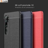 ราคา Xiaomi Mi Note 10 Pro Mi Note 10 CC9 Pro Luxury Leather Texture Soft Silicone Case BY (6124749326)
