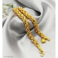 ราคา #สร้อยข้อมือทองหุ้มลายเกลียวน้ำหนัก2บาท (29608586487)