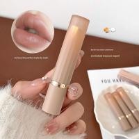 ราคา lipstick ลิปสติก ความรู้สึกหลวมขี้เกียจ!Nude Powder Mist ลิปสติก Velvet Matte ลิปสติก Cinnamon Bean Paste สี Pseudo-Face สีเหลืองผิวสีขาว (55409775550)