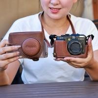 ราคา สมบัติคุณภาพที่ใช้งานได้ Canon G10 G11 G12 เคสหนังฟรีถอดชิ้นส่วนโดยตรง Pick-up แบตเตอรี่ครึ่งฝาครอบ G1X รุ่น G (49206337661)