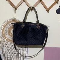 ราคา Preloved SISLEY tote ทําจากผ้าใบหนาและหนังมีสายยาว (25806009471)