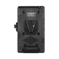 ราคา Andoer V Mount V-Lock แผ่นแบตเตอรี่อะแดปเตอร์ระบบจ่ายไฟ D-tap Connector W/Clamp สำหรับกล้อง Sony BP (54807381883)