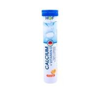 ราคา HOF Calcium Vitamin D ฮอฟ แคลเซียม + วิตามินดี เม็ดฟู่ เสริมแคลเซียม กระดูก 15 เม็ด (41630436262)