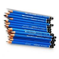 ราคา STAEDTLER Lumograph ดินสอเขียนแบบ2B,4B,6B,9B,10B,11B,12B,EE ด้ามสีฟ้ากล่อง 12 แท่ง (11934312621)