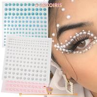 ราคา ARCOIRIS แท่งมุกติดผม, สติ๊กเกอร์มุกกาวในตัว, สีเบจสวยผสม 3 มม./4 มม./5 มม./6 มม. สติ๊กเกอร์มุกหน้าสําหรับแต่งหน้าผม (58006683109)