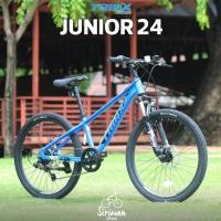 ราคา *ผ่อนได้ คอยน์คืน* TRINX : JUNIOR 24 เสือภูเขาเด็กโต อลูฯ 24 นิ้ว Shimano 7 เกียร์ (1745239705)