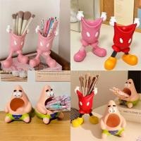 ราคา Patrick Star & Mickey Mouse ปากกาคอนเทนเนอร์ตลกอะนิเมะตัวเลขแปรงแต่งหน้าดินสอเครื่องเขียนเดสก์ท็อปตกแต่ง (42458140519)