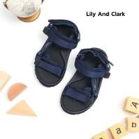 ราคา LILY และ CLARK รองเท้าแตะภูเขาเด็ก Cool Navy SG02 (43155742121)
