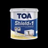 ราคา สีทาฝ้าเพดาน TOA รุ่น SHIELD-1ขนาด แกลลอน สีขาว สีควันบุหรี่ (21671463329)