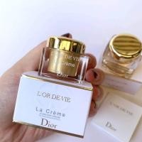 ราคา พร้อมส่งแท้ % Dior ครีมบำรุงผิวหน้า L'Or De Vie La Creme ขนาด 5ml (มีกล่อง) (16727357699)