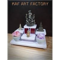 ราคา โต๊ะหมู่บูชาหมู่ 5 หน้า 4 ขนาดเล็ก หิ้งพระโมเดิร์น ชั้นวางพระ 4 ชั้น k10-tm02 (7093426848)