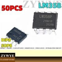 ราคา 50pcs LM358 LM358DR LM358P ยี่ห้อใหม่ LM358N DIP8 SOP8 เครื่องขยายเสียงการทํางาน IC358 ชิป (28306595834)