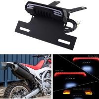 ราคา Motorcycle Rear Tail License Plate Holder Fender Eliminator w/ Light For Honda CRF250L CRF250M 2013 (42526937875)