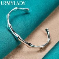 ราคา Urmylady กําไลข้อมือ เงินแท้ 925 ไม้ไผ่ เครื่องประดับแฟชั่น สําหรับผู้หญิง งานแต่งงาน หมั้น (22485434955)