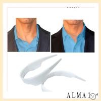 ราคา Alma เสื้อ Collar Support Shaper, Slick ปรับเสื้อ Stand Collar Tool, Collar Stays Bundle Kit Collar Stays เสื้อ Anti-roll Fixed Shaper (28301707636)