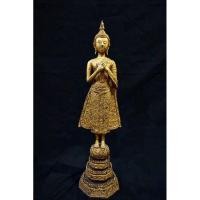 ราคา พระรัตนะ ปางรำพึง สูง17นิ้ว ลงรักปิดทอง เนื้อสัมฤทธิ์ (26357994733)