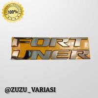 ราคา MESIN Original Toyota FORTUNER Black Chrome Emblem / FORTUNER Black Chrome โลโก้ฝากระโปรงหลัง (51009024216)