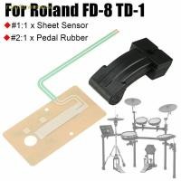 ราคา C & B 1 ชุดสําหรับ Roland Drum FD-8 TD-1 TD-9 TD-11 TD-15 TD-17 TD 1 9 11 15 17 Hi หมวกแผ่น Sensor Actuator เหยียบยาง (th) (53601864928)