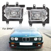ราคา กันชนหน้าไฟหน้าไฟตัดหมอกสําหรับ BMW E30 1985-1993 318i 325i รถอุปกรณ์เสริม DRL ขับรถโคมไฟ 63171385945 63171385946 (52358457181)