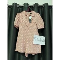 ราคา จั้มสูทขาสั้น ลูกไม้ ป้าย twins shop ไซส์ml มือ2ใส่1ครั้ง (51802689062)