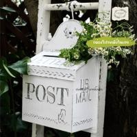 ราคา Vintage Farmhouse - กล่องไปรษณีย์ ตู้จดหมาย ตู้ไปรษณีย์สไตล์วินเทจ ตู้จดหมายสีขาว (42412126184)