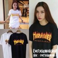 ราคา พร้อมส่ง 2สี เสื้อ Thrasher (113417724)