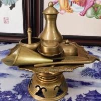 ราคา ชุดเชี่ยนหมากทองเหลืองโตกโบราณ (2631655475)