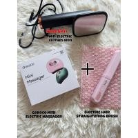 ราคา GOKOCO เครื่องนวดหน้ากัวซาไฟฟ้า + เครื่องหนีบผมพกพา | ฟรี! เตารีดพกพาขนาดเล็ก (51055185989)