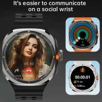 ราคา ❥ 2025New U8 AMOLED Android 9.0 สมาร์ทนาฬิกาผู้ชายผู้หญิงgalaxyนาฬิกา 7 Ultra 4G 5Gซิมการ์ดwifi (27579900946)