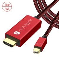 ราคา สายเชื่อมต่อ Macbook Air, Surface to HDMI TV PROJECTION, 3m. Switch Mini displayport Thunderbolt to HDMI LCD display Adapter (44414538215)