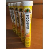 ราคา วิตามินเม็ดฟู่ Vitamin C + Zinc รสมะนาว ยี่ห้อ “Sunlife” ของแท้ % จากเยอรมัน (3836284145)