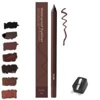 ราคา Persona Eyeliner Pencil Waterproof, 24 Hr Waterproof Eyeliner Duo Sharpenable Eye Pencil, No udging, Fading,ooth And Easy To Color with Sharpener (Plum) (48710226719)