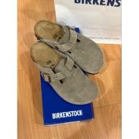 ราคา พร้อมส่ง! Birkenstock หนังกลับ - รุ่น Boston สี Taupe size 38 (22890712317)